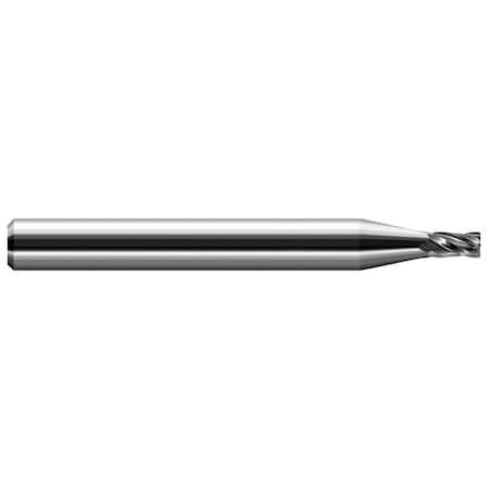 Harvey Tool Miniature End Mill-2 Flute-Corner Radius 0.1875" (3/16) Cutter DIAx0.0200" Radius x0.2850" L of Cut 810530